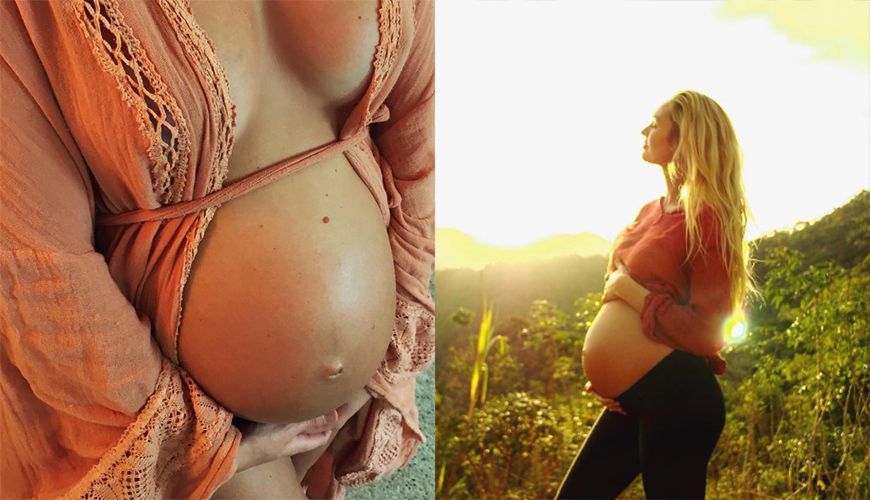 Candice Swanepoel Kids Candice Swanepoel Shared A Beautiful Picture Of Her Growing Baby Bump | SELF